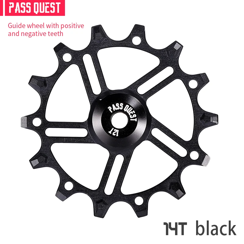 

New PASS QUEST 12T/14T METEOR Narrow/Wide Derailleur Gear guide wheel 5mm Center Diameter bike accessories