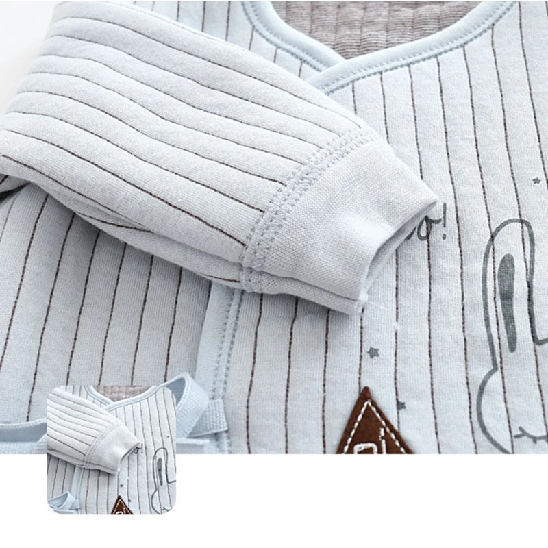 Одежда для новорожденных девочек и мальчиков 2020 мультяшный теплый комплект из