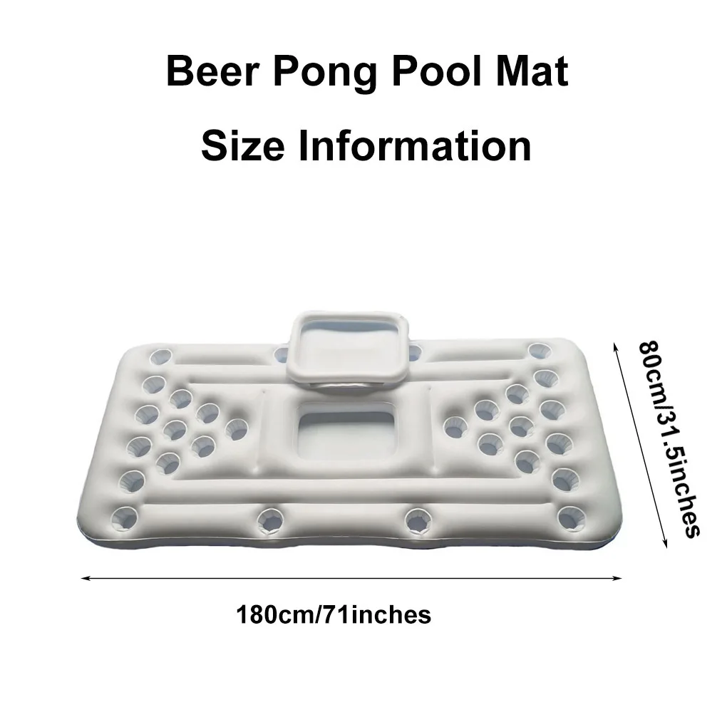 Beer Pong коврик для бассейна 28 чашка отверстие гребная лодка надувной бассейн воды