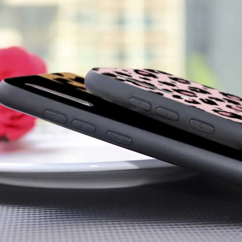 For xiaomi mi 9 pro 9t se 8 pocophone f1 mix 3 Clear Soft Silicone Phone Case Leopard Print |