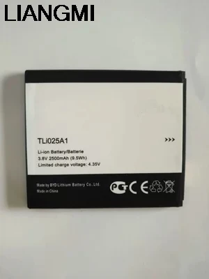 3,85 В 2500 мАч TLi025A1 батарея для сотового телефона для Alcatel 4 искусственных элементов 5051X 5051D аккумулятор с фотоэлементами