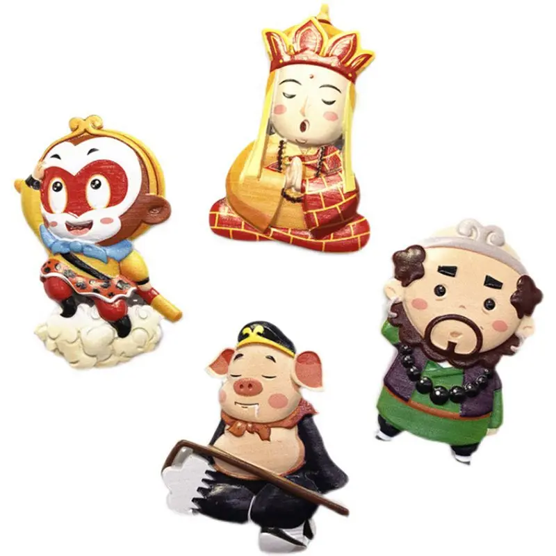 3D Мультяшные фигурки Магнитные фото на стену милые сувенирные подарки декор для