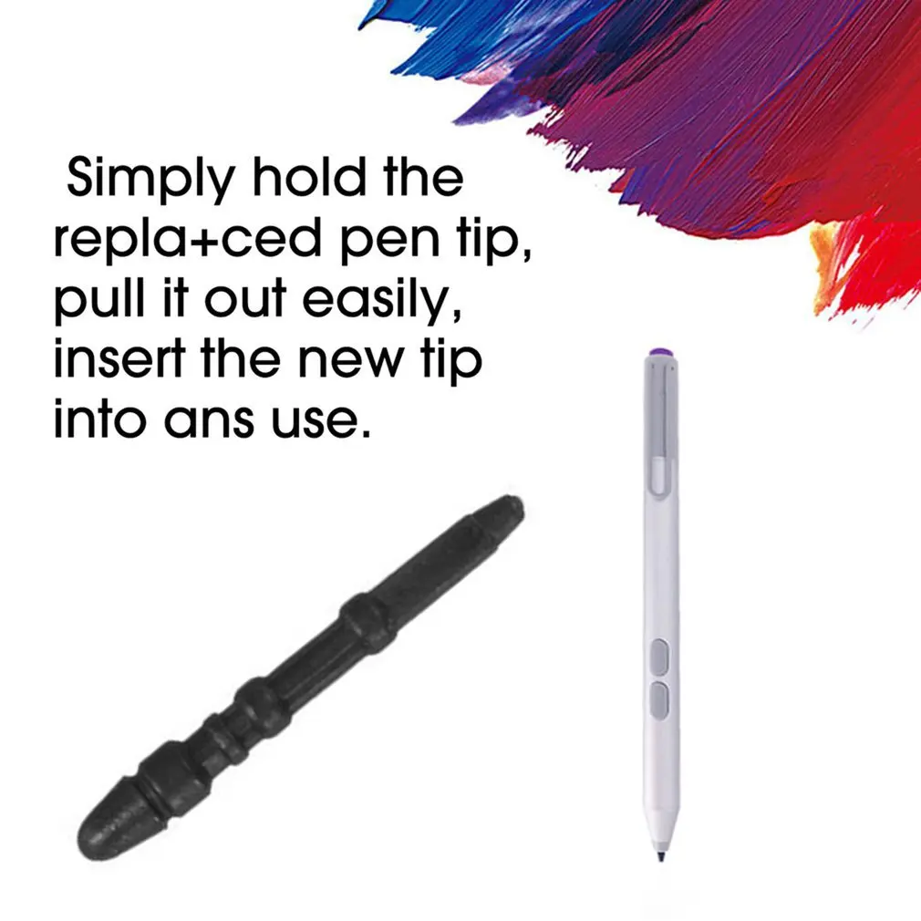 

3pcs Set Replacement Tips Refill For Microsoft Surface Pro 3 Touch Stylus Pen Handwritten Pen Electromagnetic Pen Accessories