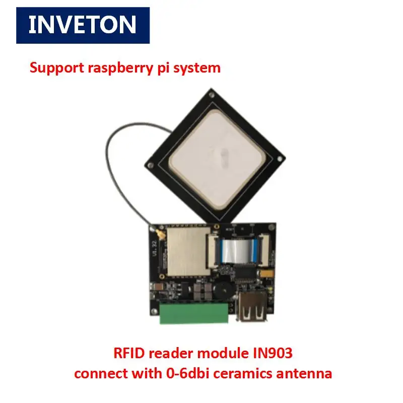Встроенный модуль считывания RFID PR9200 TTL/RS232/USB интерфейс керамическая антенна 0 5