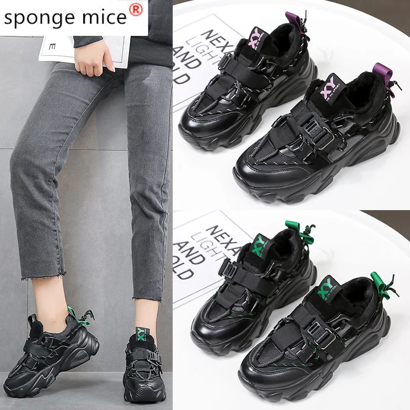 

2020 Winter New Mesh Women Casual Shoes Comfortable Platform Shoes Woman Sneakers Ladies Trainers chaussure femme F25