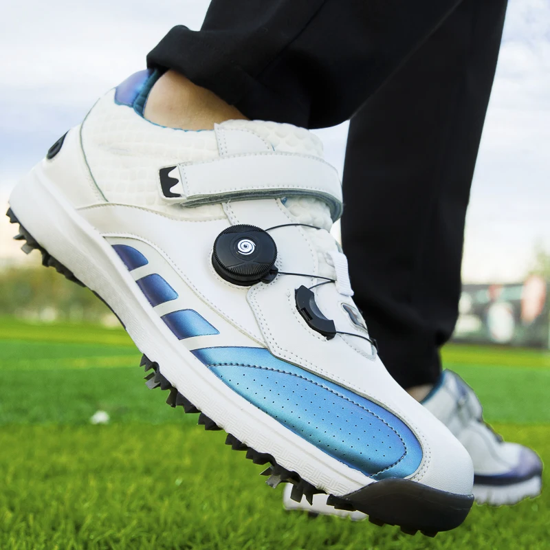 

Waterproof professional men's golf shoes, lightweight golfer shoes, outdoor golf sports shoes, large size turf shoes