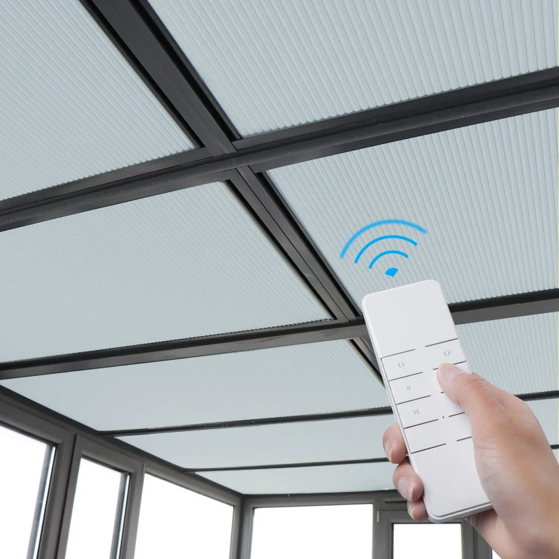 Пульт дистанционного управления полностью затемняющие моторизованные сотовые