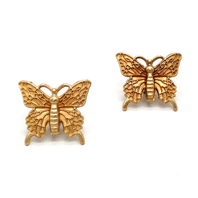 

10 Pieces Luggage Hardware Accessories Small Butterfly Decorative Buckles Metal Female Bag Bump Nail Insect Jewelry