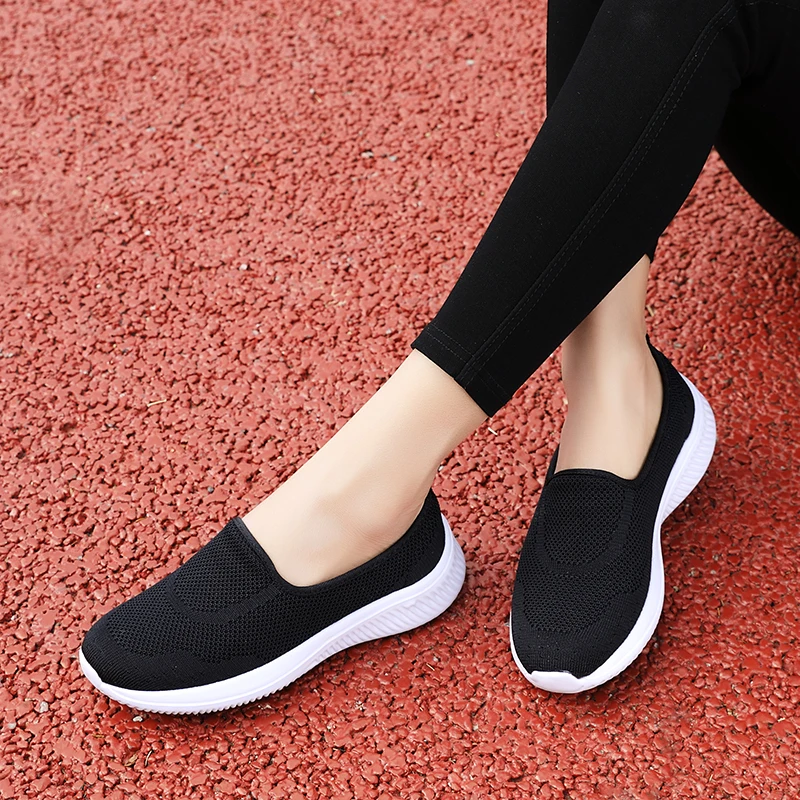 

Womens Flats Casual Boat Shoes Female Sneakers Comfort Loafers Breath Lady Walking Shoes Slip On Fashion Flats Sapatos Femininos