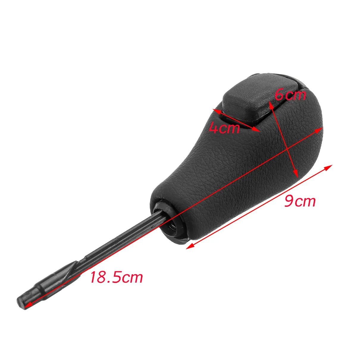 Черный/хром/карбоновый автомобильный Стайлинг автоматическая ручка