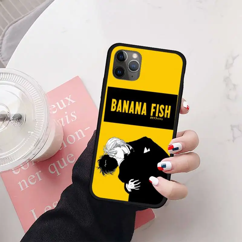 

Anime Banana Fish Phone Cases for iPhone 11 12 mini pro XS MAX 8 7 6 6S Plus X 5S SE 2020 XR