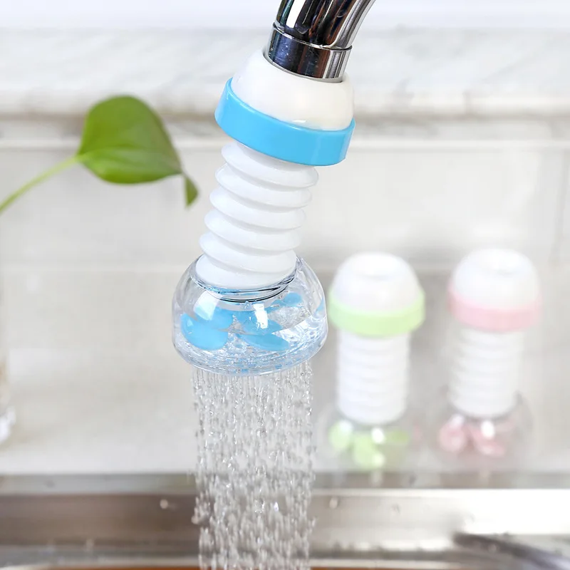 

3 Colors Kitchen Nozzle Stream Faucet Adapter 360 Degree Rotation Can Be Stretched Extended Sprayers Water Saving Accessories