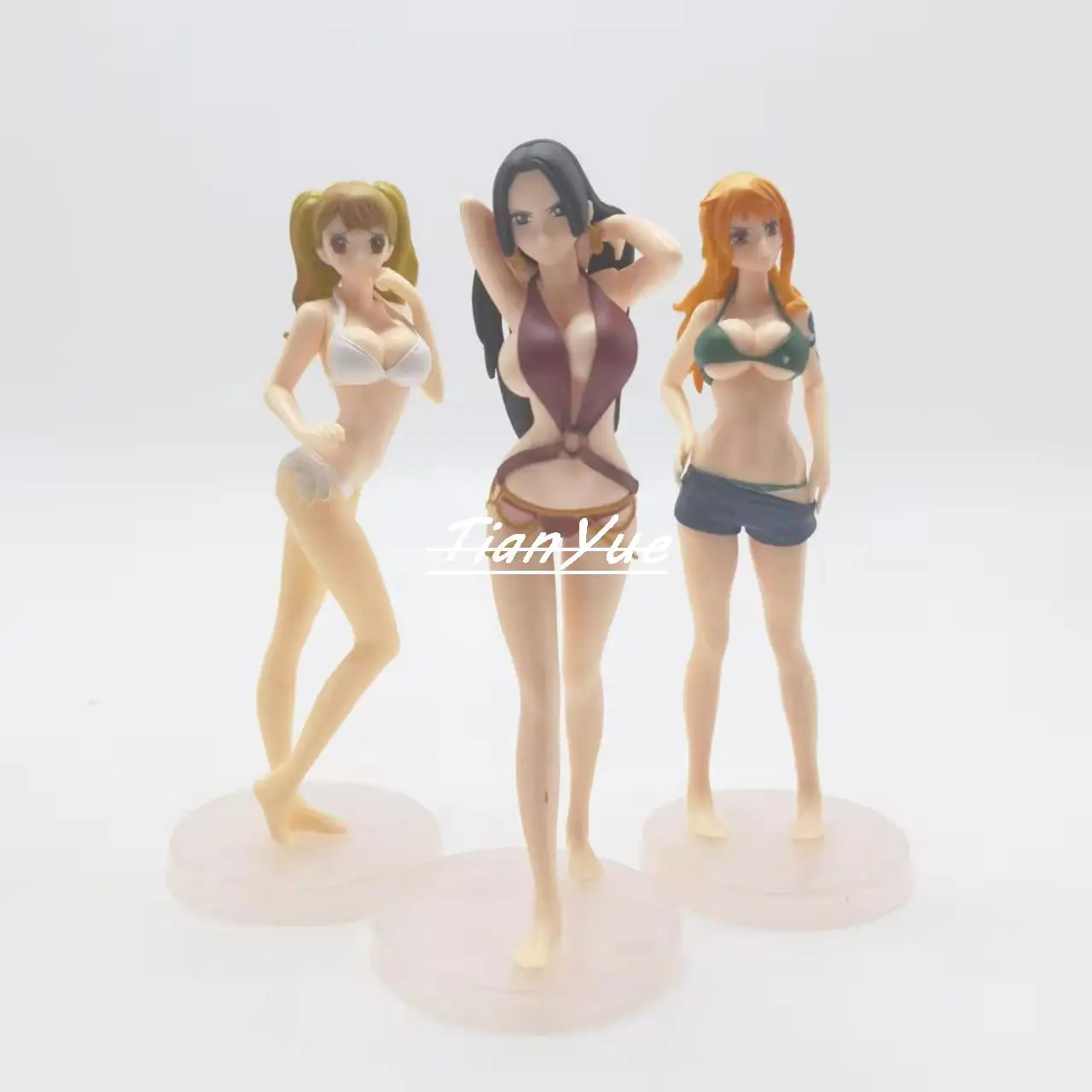 

Anime sweet 3 Girls 3pcs/set Swimsuit Ver. 1/6 Action Figure PVC Toy 18cm