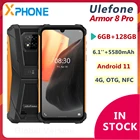Смартфон Ulefone Armor 8 Pro, 6 + 128 ГБ, тройная камера, IP68IP69K, 5580 мАч, 6,1 дюйма, сканер лица, Android 11, поддержка 4G, OTG, NFC