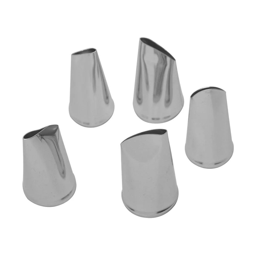 

5 шт., насадки для украшения торта, из нержавеющей стали