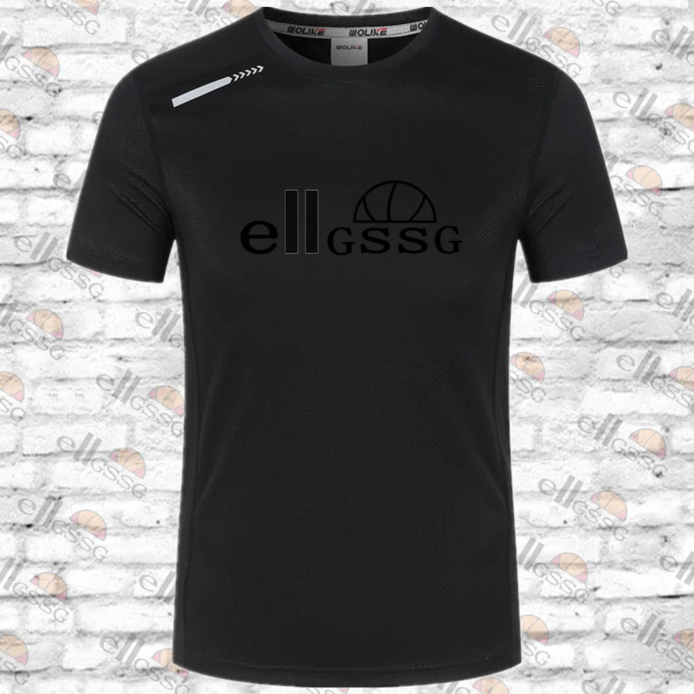 

2021 New Summer High Quality Fashion Men's Brand T-shirt Fashion Casual Round Neck Fitness Sports Top Men's Polo Shirt
