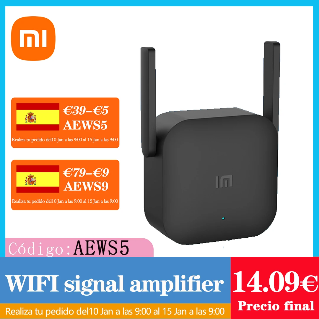 Xiaomi Wi-Fi ретранслятор Pro 300M Mi усилитель сетевой расширитель маршрутизатор
