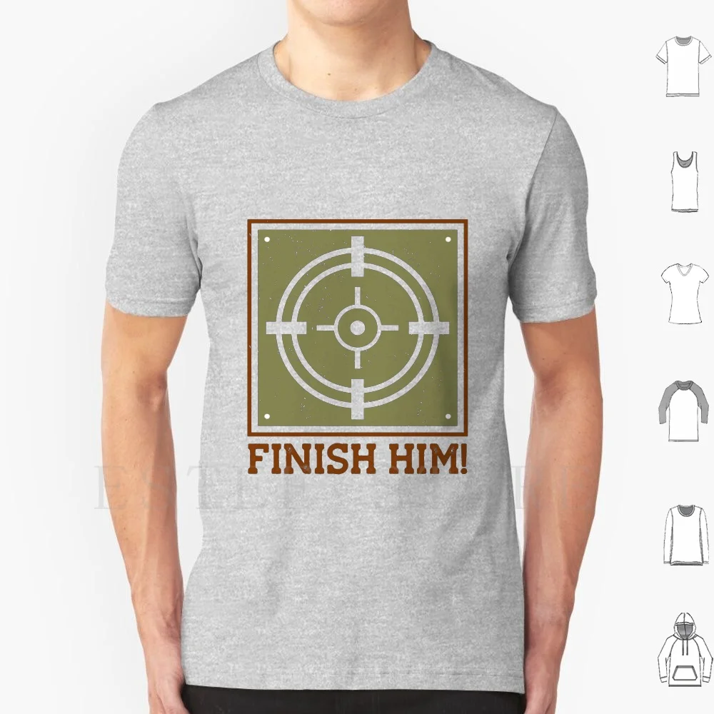

Finish Him! T Shirt DIY Big Size 100% Cotton Finish Him Fatality Gamer Gaming Goro Kano Mortal Combat Mortal Kombat Mortal