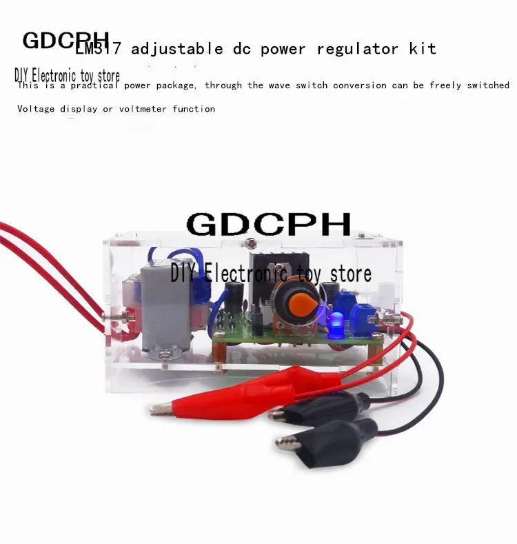 1 шт. LM317 регулируемый регулятор напряжения постоянного тока комплект супер