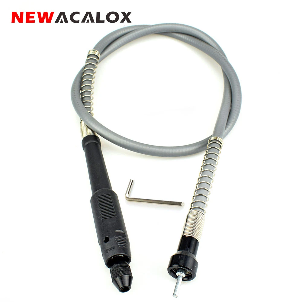 NEWACALOX 108 см* 2 см гибкий вал Dremel роторный инструмент роторная шлифовальная машина инструменты для Dremel дрель полировальная машина аксессуары