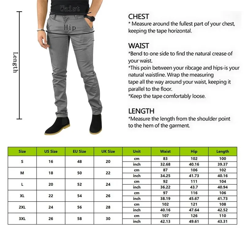 

Men Pants Office Social Business Suit Pants Casual Slim Fit Streetwear Trouser Pantalones Hombre Pantalones Hombre