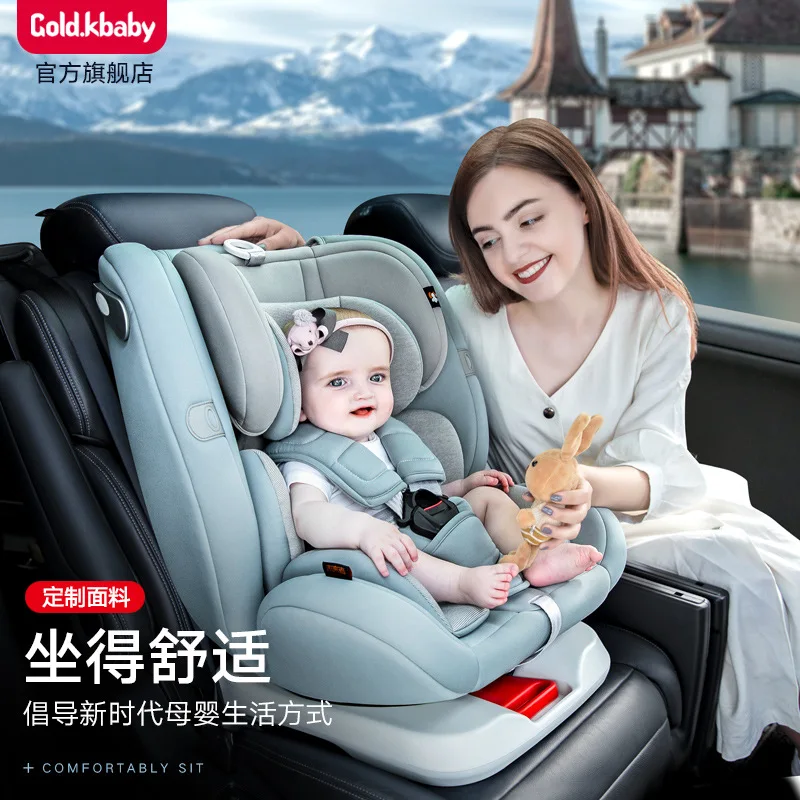 Carmind Child Safety Seat for Car-carrying 0-12 Years Old Baby Baby Can Sleep Lying Universal Seat 360 Degree Rotation