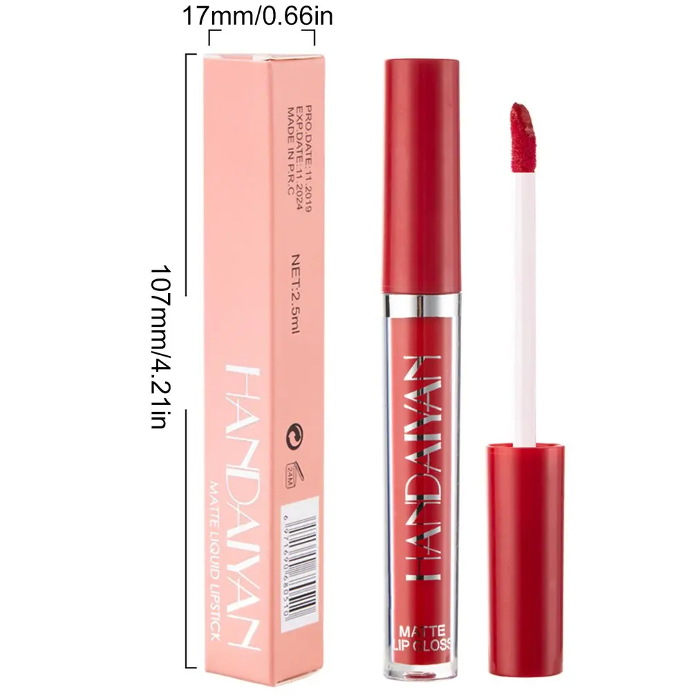 

Waterproof Not Easy To Stick To The Cup Fog Surface Lip Gloss Lipstick Super Long Lasting Lipstick Gift