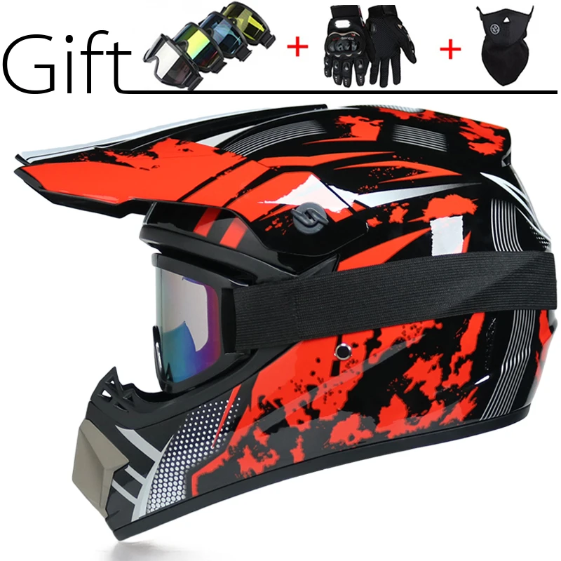 Off Road Motocross Helmet Moto Racing Adult ATV Downhill MTB DH | Автомобили и мотоциклы