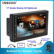 Essgoo 7 Android 2 DIN Car Radio 2GB 16GB Gps Navigation Auto Stereo Wifi BT For Nissian Toyota Multiple Theme UI Autoradio