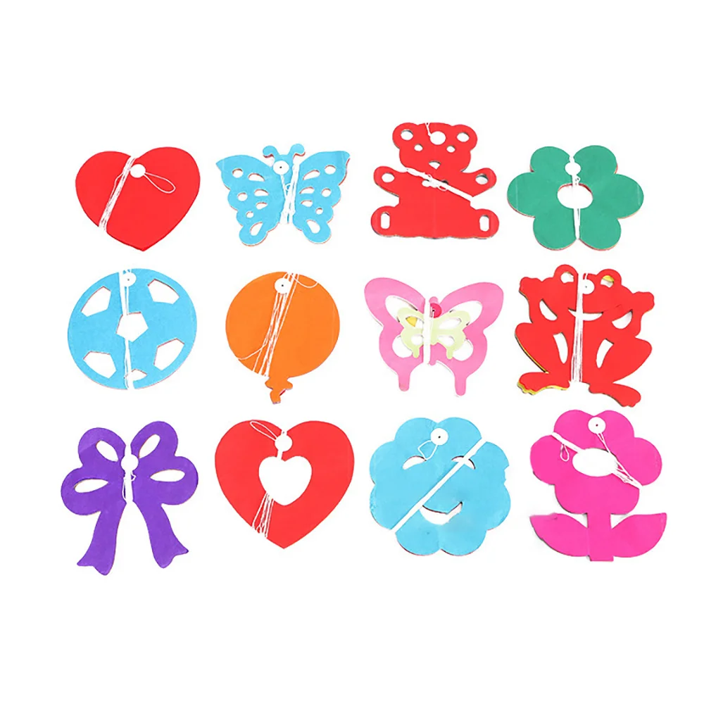 Красочная Бумажная гирлянда Happy День рождения украшения Свадебное Знамя