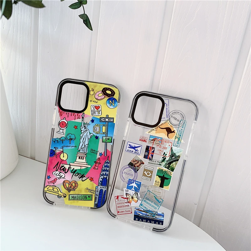 Чехол-накладка для iphone 12 Mini 11 Pro Max 7 8 Plus X XR XS SE прозрачный из мягкого силикона |