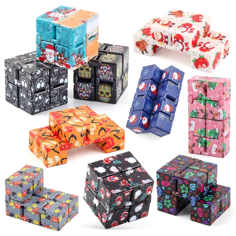 

NEW Anxiety Stress Relief Attention Decompression Plastic Focus Fidget Gaming Dice Toy For Children Adult Christmas Gift