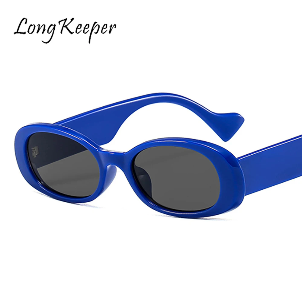 

LongKeeper Retro Oval Sunglasses Women Ladies Trendy Vintage Sunglasses Fashion Eyewear Punk Sun Glasses Female Oculos De Sol