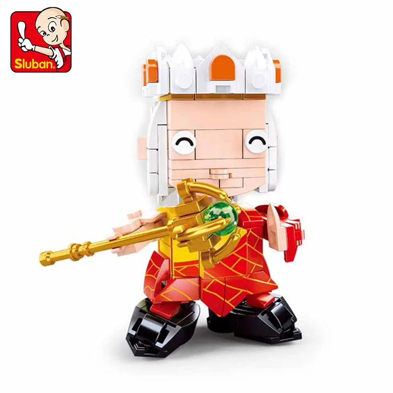 

Sluban Chinese History Anime Figure Toy Baby Create Assembled Building Block Model Small Size Christmas Gift Art Inspiration