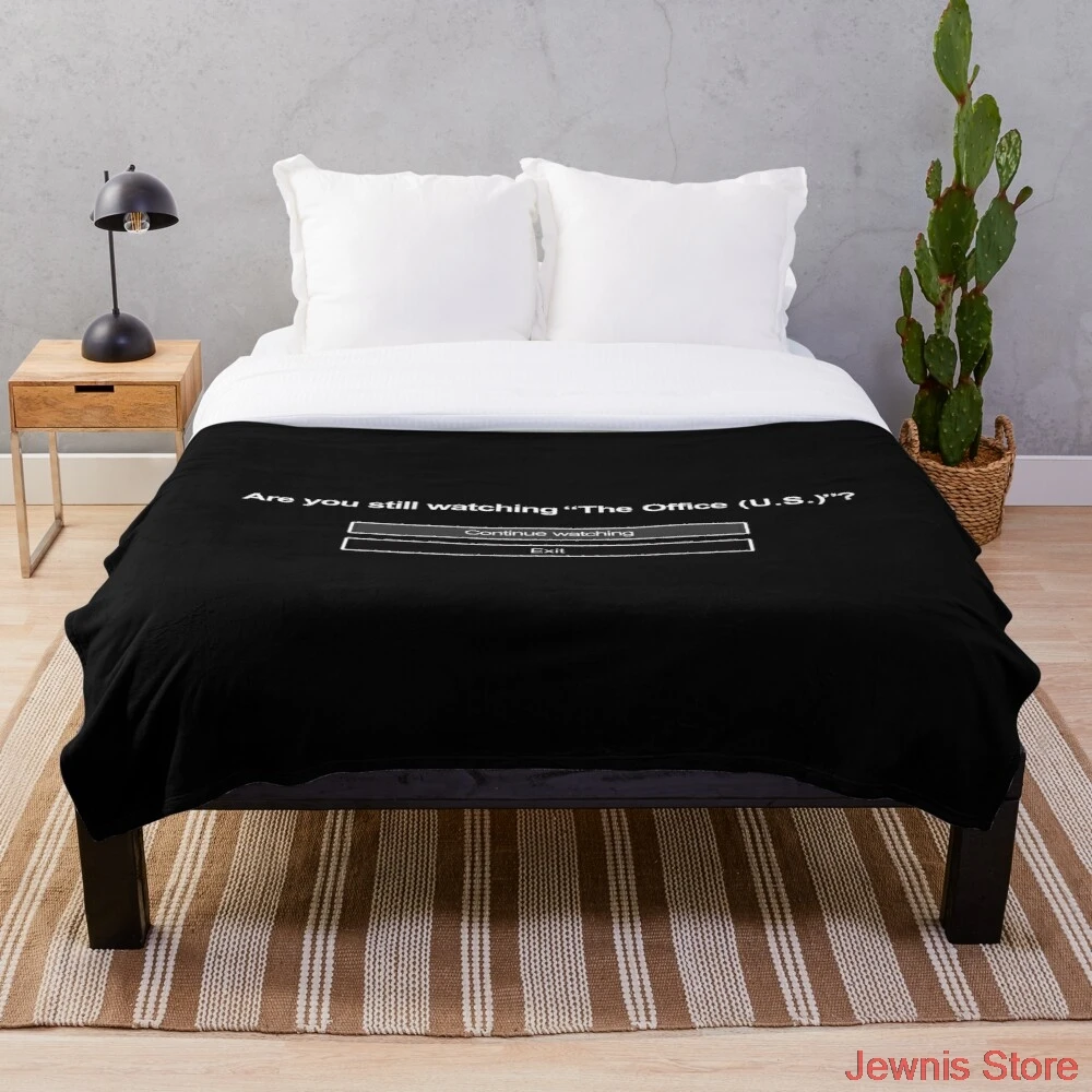 

the office netflix watching Blanket Fleece Art Print adult Children Warm Bed Throw Blanket newborn bayby Blanket Boys Gifts