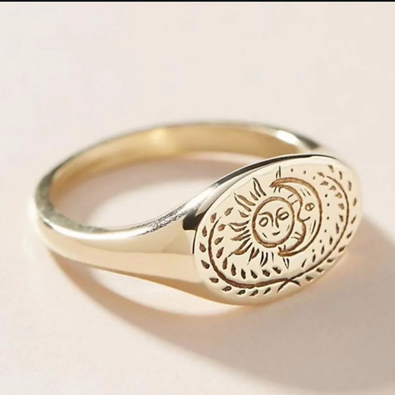 Женское кольцо в стиле ретро стильное Ювелирное Украшение с геометрическим