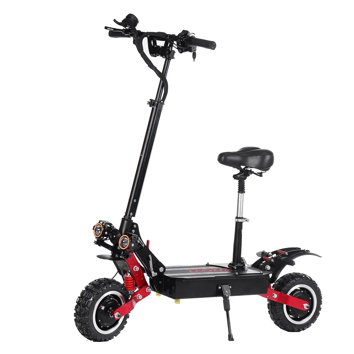 2800 Вт * 2 двухмоторный складной электрический скутер с сиденьем 60 в 85 км/ч