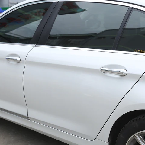 4 шт., хромированные накладки на дверные ручки BMW 5 серии G30 530li 2018 для BMW X4 G02 2018, автомобильные аксессуары