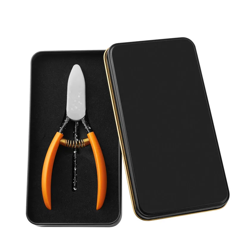 Набор для вросших ногтей черный набор Кусачка кутикулы резак по краям маникюрные