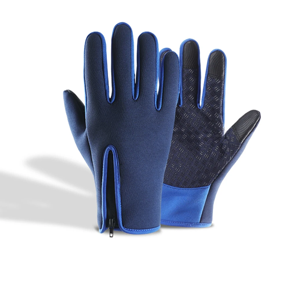 Зимние велосипедные перчатки с поддержкой запястья сенсорным экраном уличные