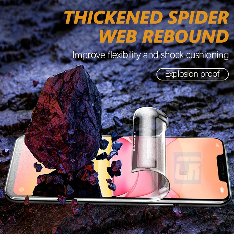 1-5Pcs Anti fingerprint Matte Hydrogel Film for iPhone 11 12 Pro XS Max XR Screen Protector iPhone 13 mini 6s 7 8 Plus no glass