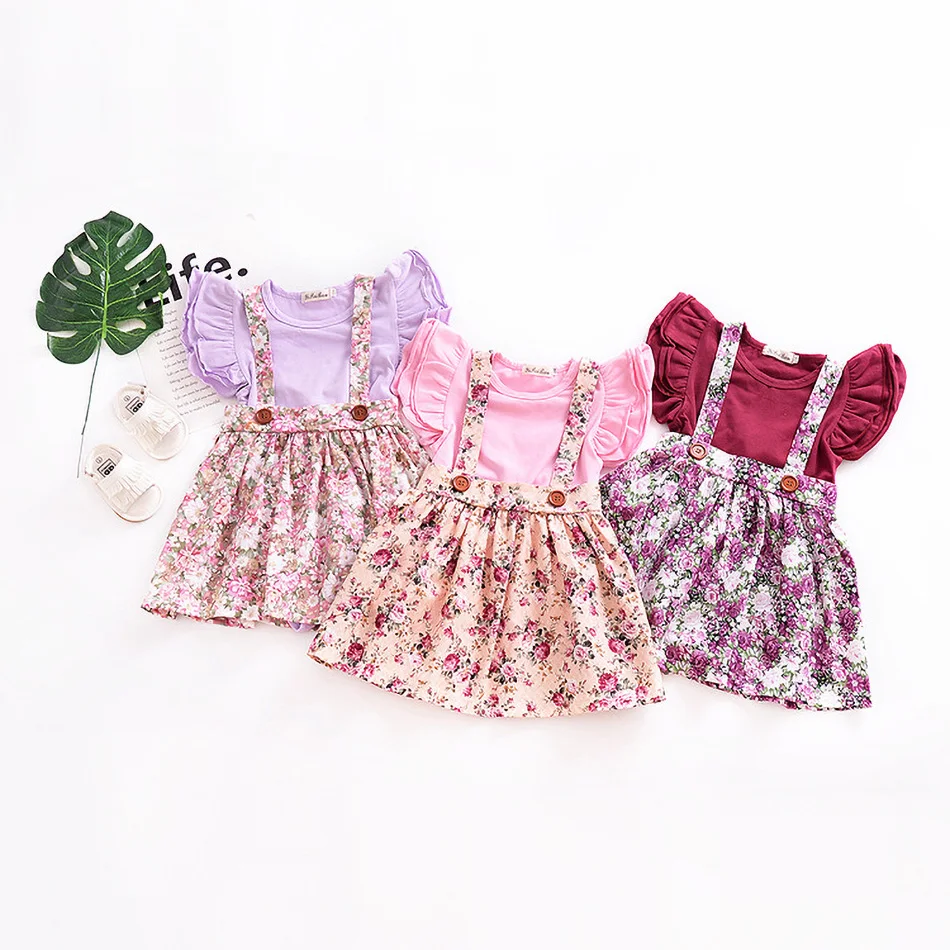 

Baby Girl Clothes Summer Dresses for Baby Girls Children Suspenders Casual Dress Toddler Girl Christmas Outfits 0-6 Years