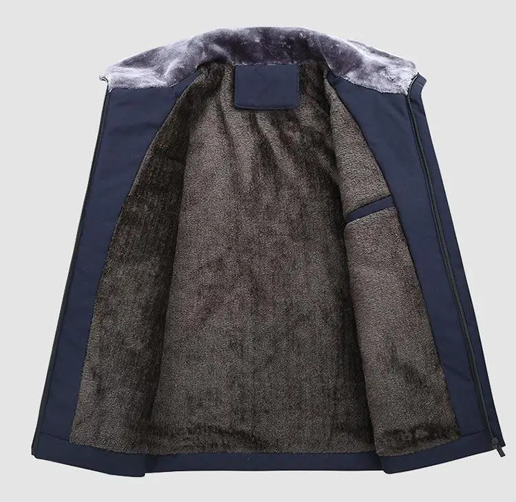 2019 новый бренд среднего возраста отец 90% белый утиный пух утолщаются теплые