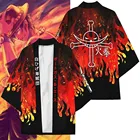 Кимоно для косплея в стиле аниме Portgas D Ace, свободный костюм для отдыха, женская одежда для взрослых, студенческое модное пальто, плащ, Пижама