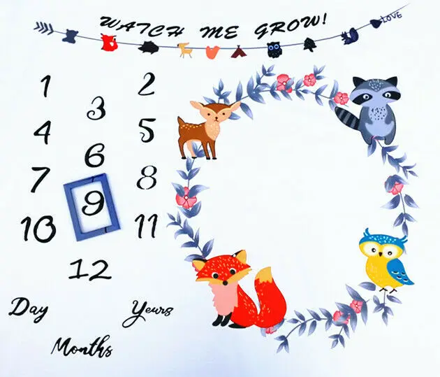 Для новорождённых младенцев одеяло Ростомер мат фотография Реквизит