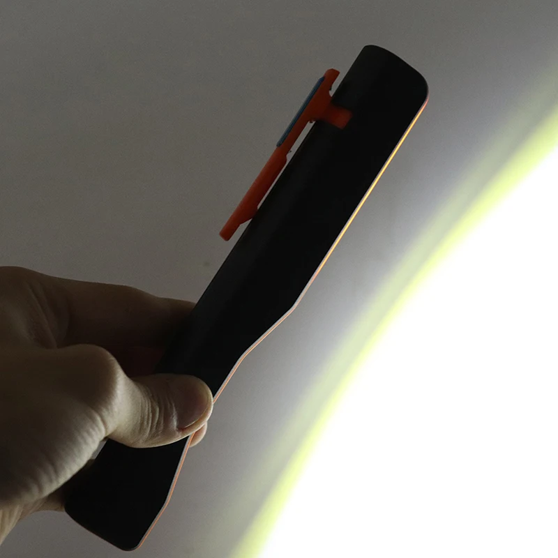 COB LED мини ручка свет клип Магнит USB Перезаряжаемый Фонарик для работы на открытом