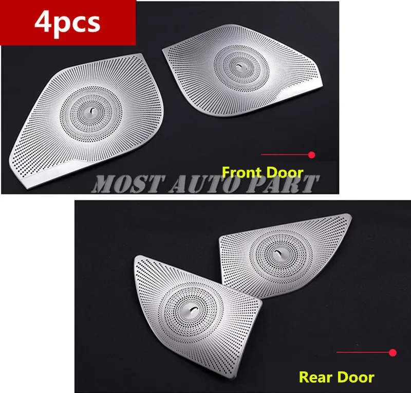 Матовая накладка на внутреннюю дверь динамика 4 шт. для Mercedes Benz E Class Coupe W207 C207 2009 2016