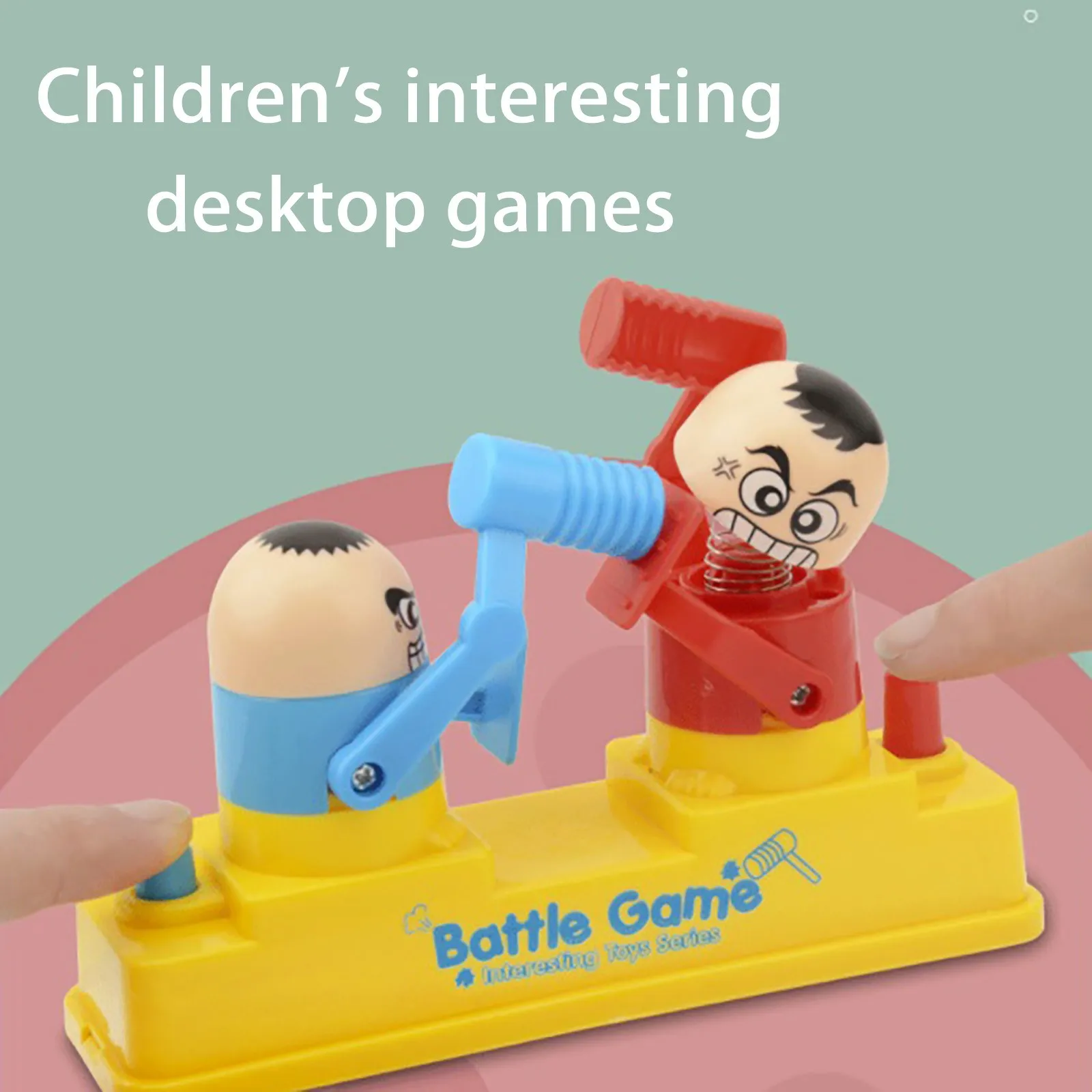 

Funny Educational Toy Vent Battle Game Interesting Children's Double Vs Table Games 2 Players Battle Pk Robots Desktop Game Toys