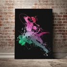 Настенная картина на холсте, HD плакат для украшения дома, рисование Леви Аккермана, атака на титанов, для спальни, модульные аниме картины с рамкой