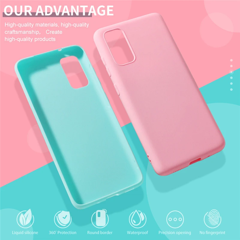 Силиконовый чехол для Samsung Galaxy S10 Lite S21 S20 ультра S9 плюс A21S A30 A31 A40 A41 A50 A51 A60 A70 A71 5G A80 A81